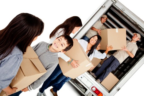 Removal van and moving boxes in Kingston upon Thames