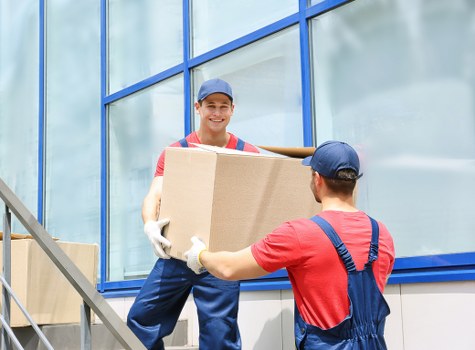 Removal team helping with a local move in Kingston upon Thames