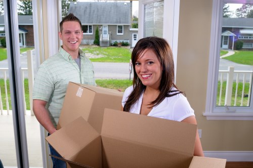 Professional removal team supporting a Kingston upon Thames house move