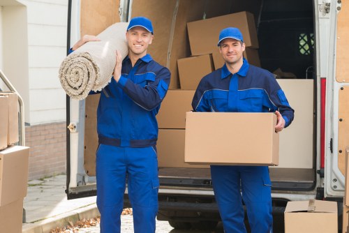 Office removals team planning a move in Kingston upon Thames