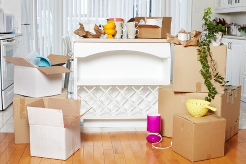 Packing and moving office furniture in a Kingston business move