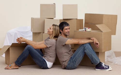 Local removal van service near Kingston town centre