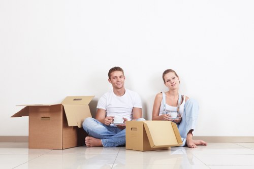 Professional loading and transport with a moving truck in Kingston upon Thames