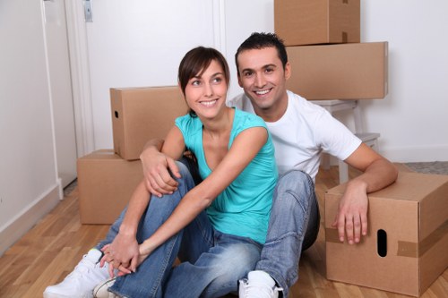 Furniture collection and delivery support in a Kingston area street