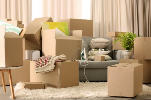 Flat removals with careful handling in a Kingston apartment building
