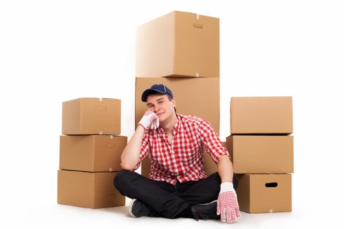 Moving van coverage across Kingston upon Thames and nearby areas